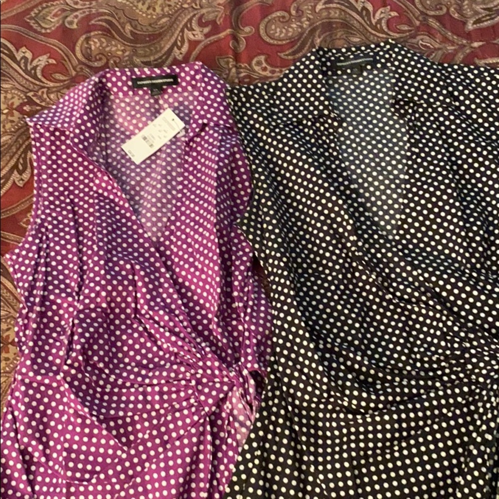 Express sleeveless shirts in XS